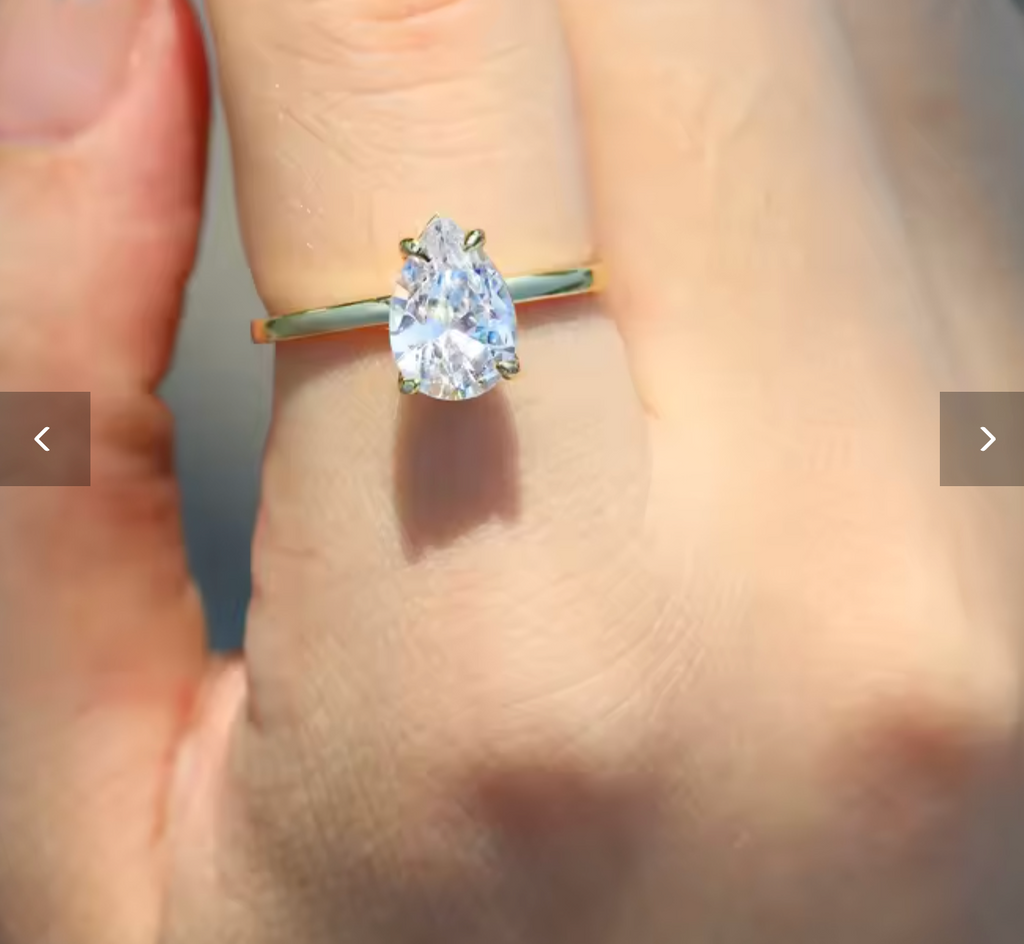 Moissanite Engagement Ring for Women