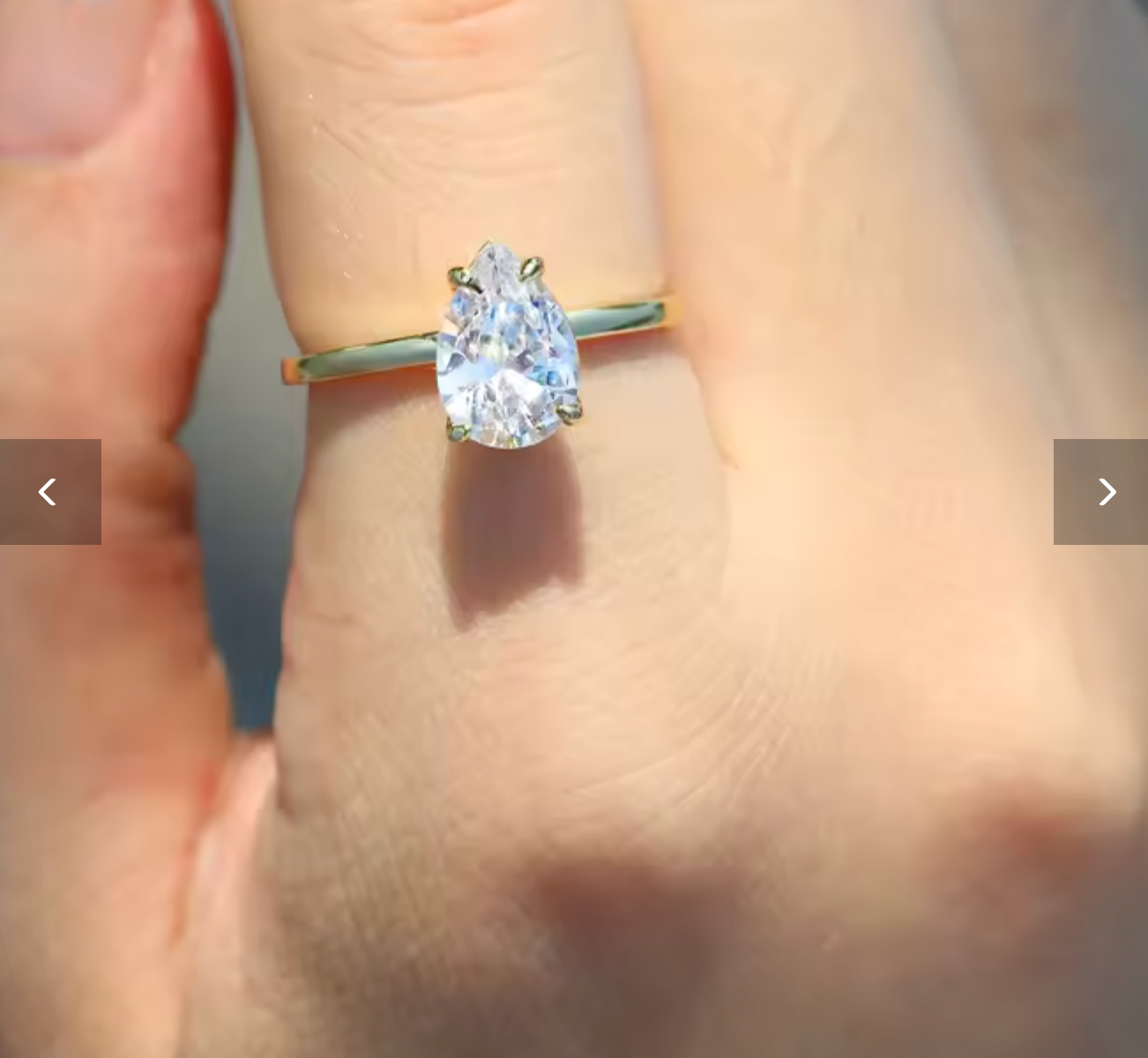 Moissanite Engagement Ring for Women