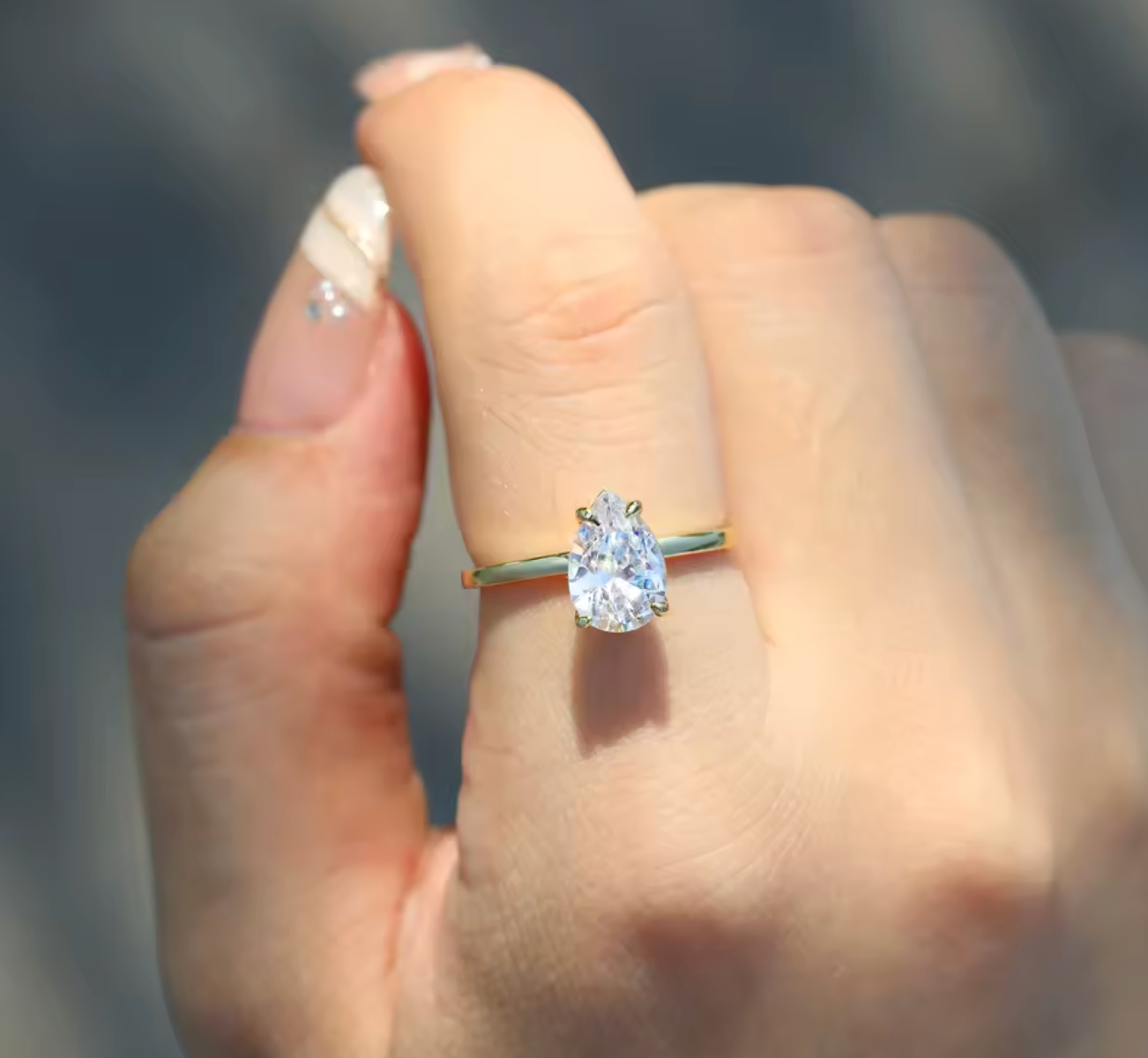 Moissanite Engagement Ring for Women
