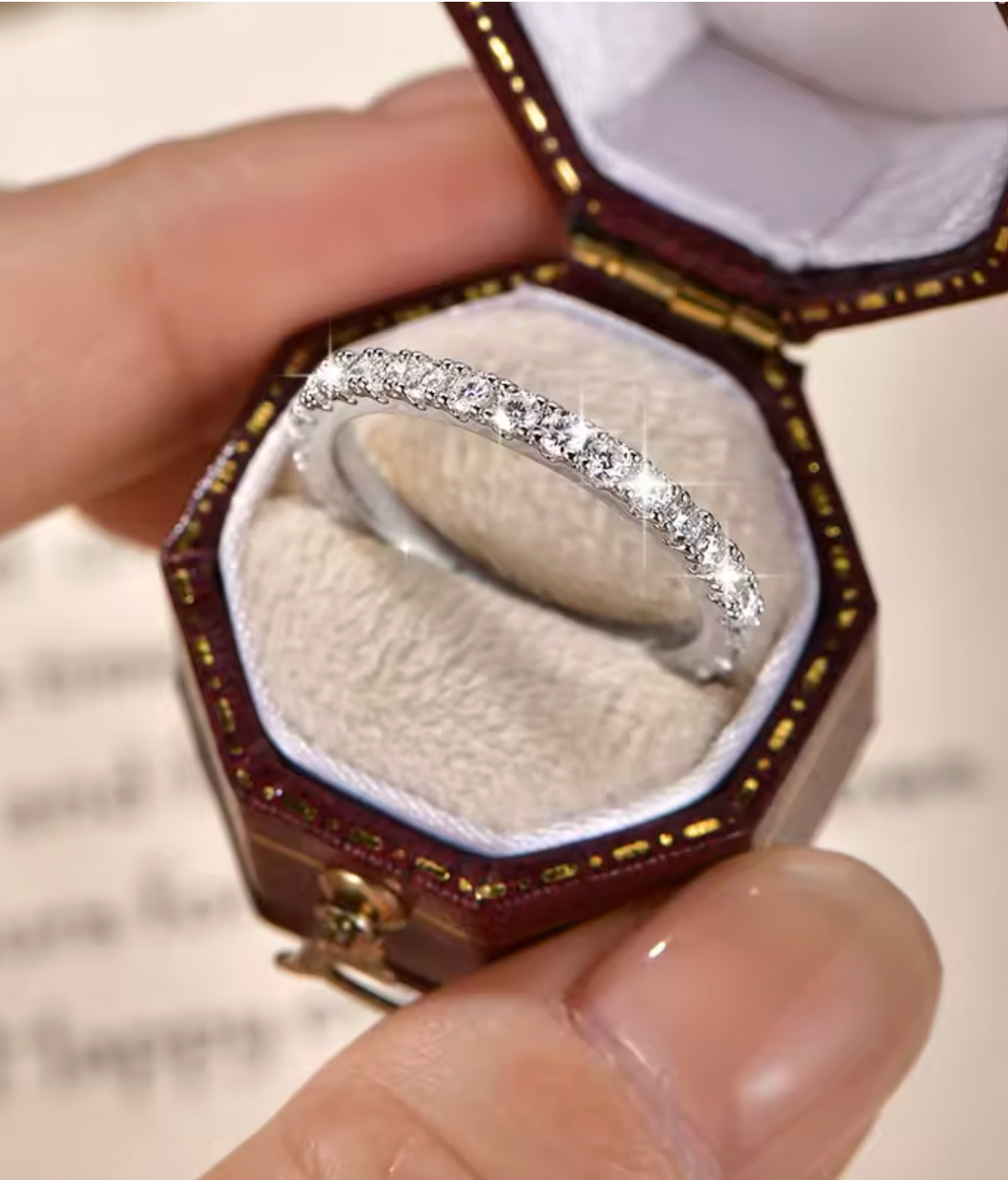 Eternity Moissanite Ring for Women