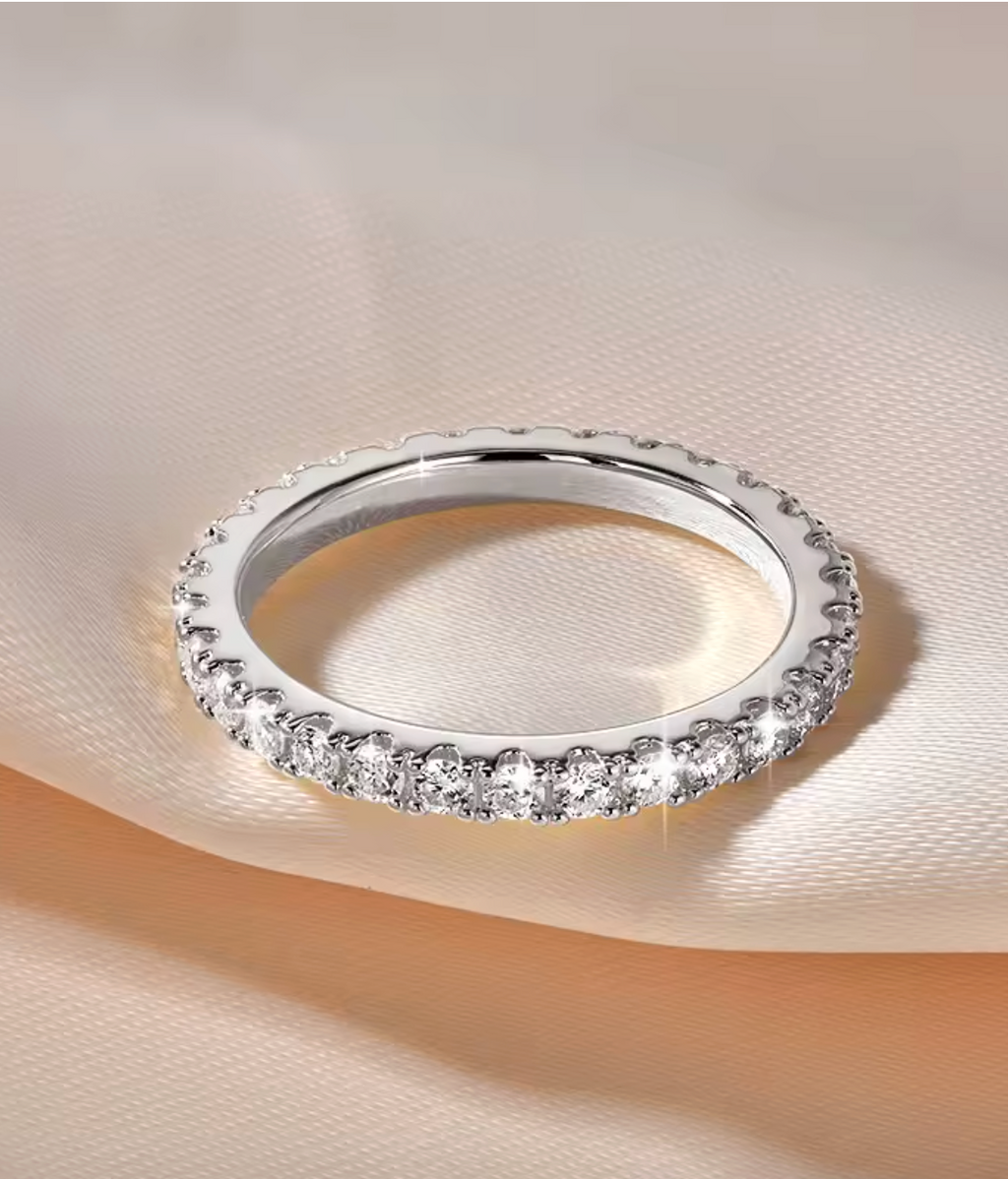 Eternity Moissanite Ring for Women