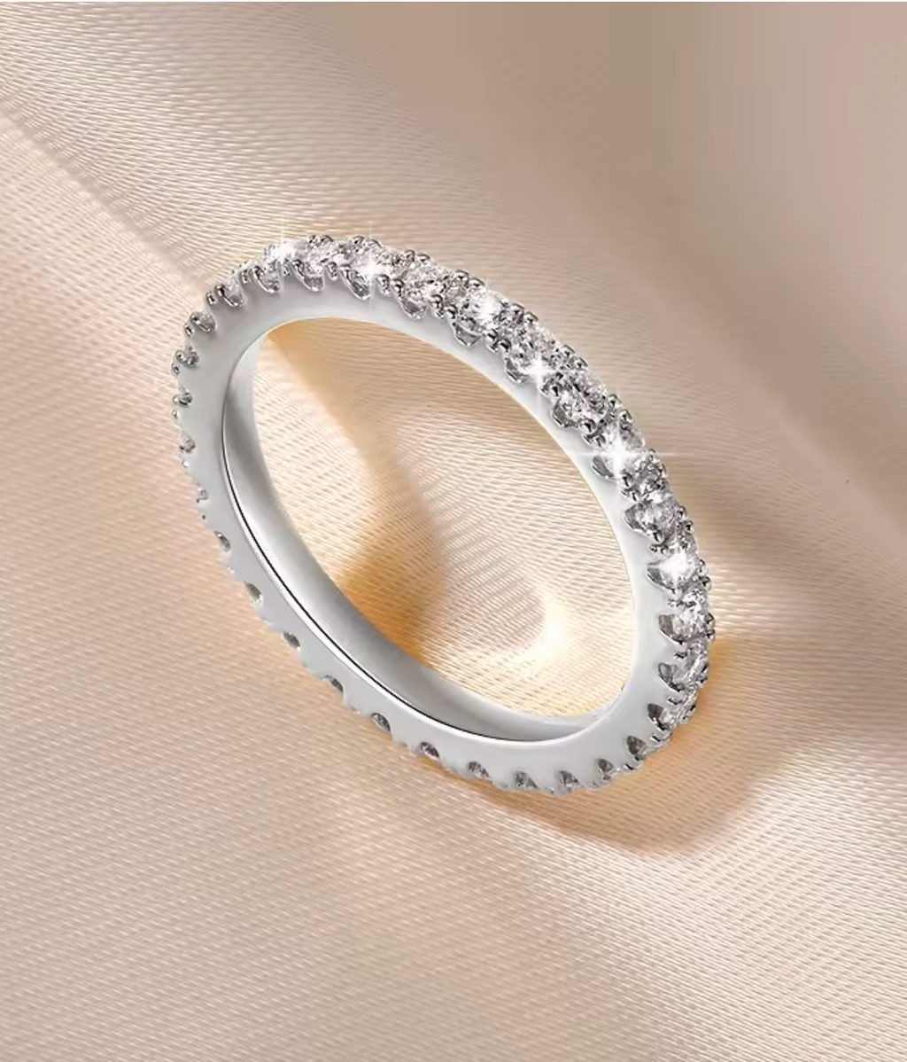 Eternity Moissanite Ring for Women