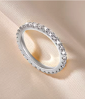 Eternity Moissanite Ring for Women