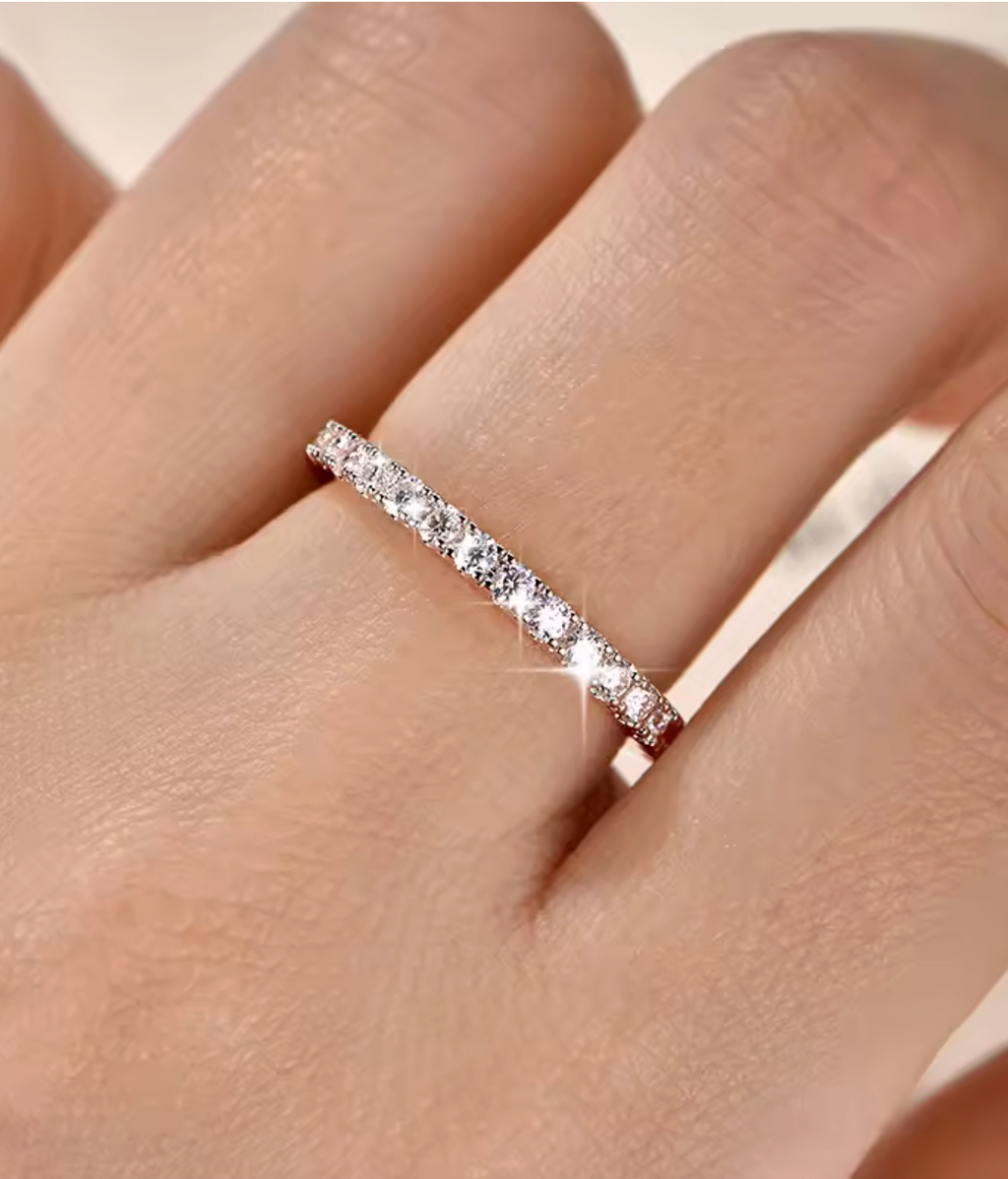 Eternity Moissanite Ring for Women