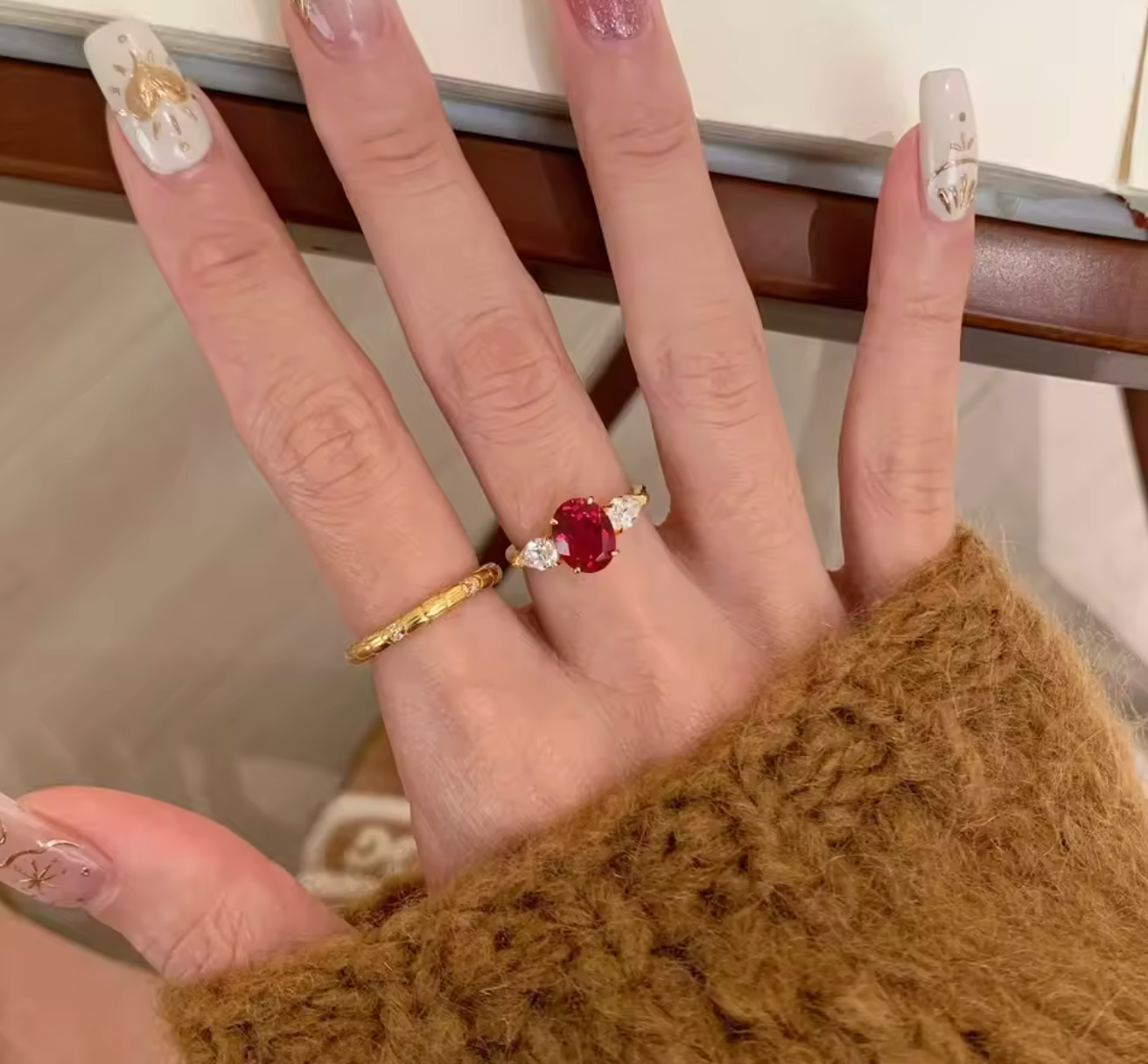 Luxury Classic Ruby Women’s Ring