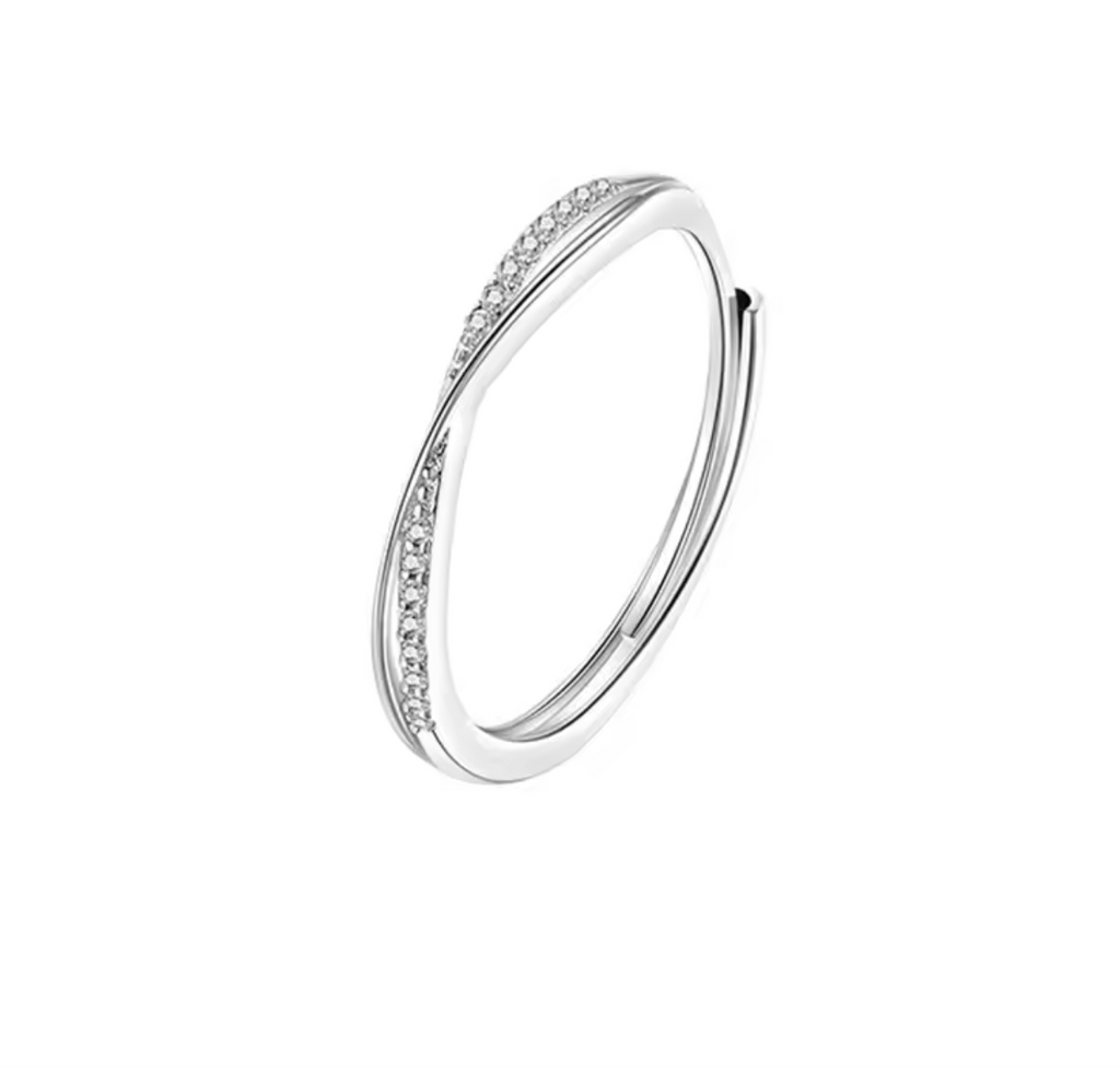 Elegant Thin 925 Sterling Silver Adjustable for Women