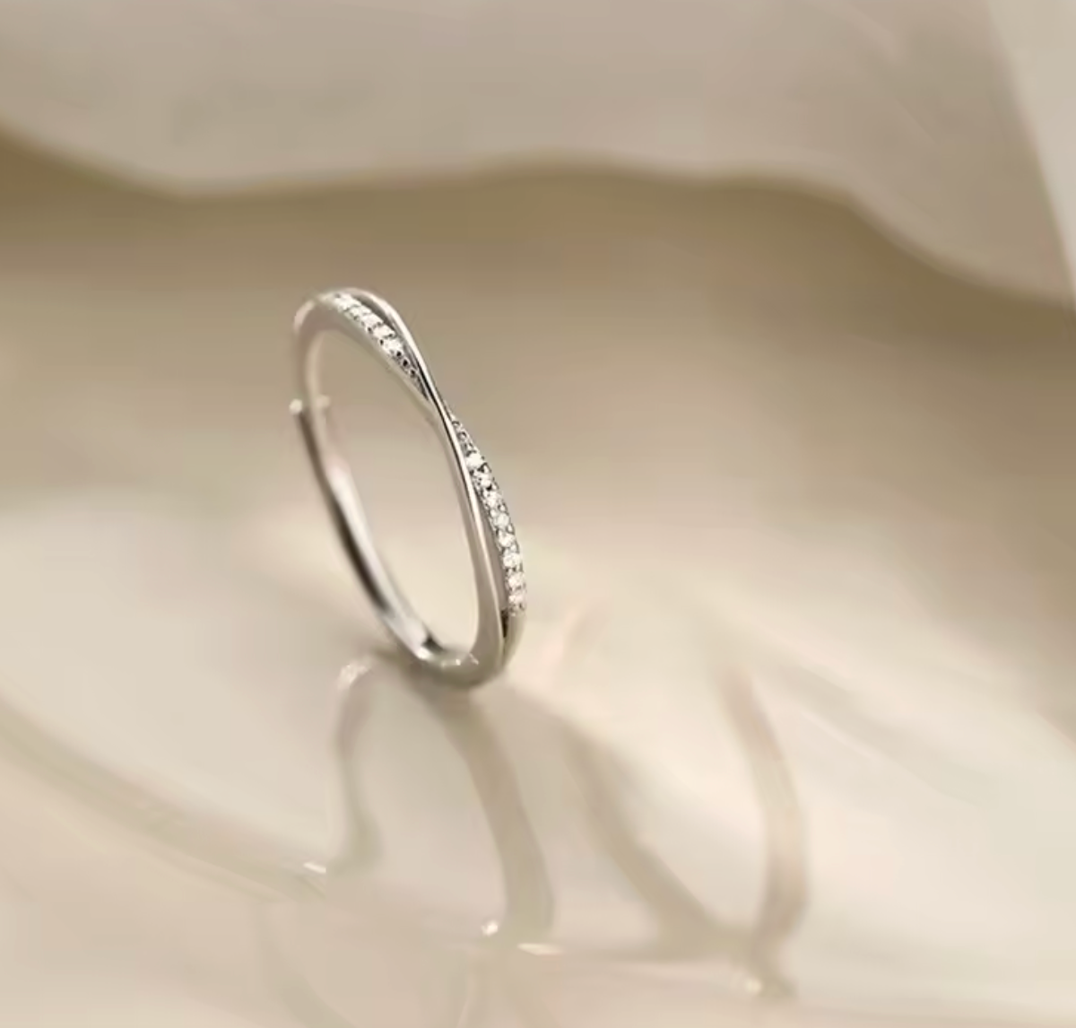 Elegant Thin 925 Sterling Silver Adjustable for Women