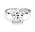 1–4CT Radiant Cut Moissanite Engagement Ring